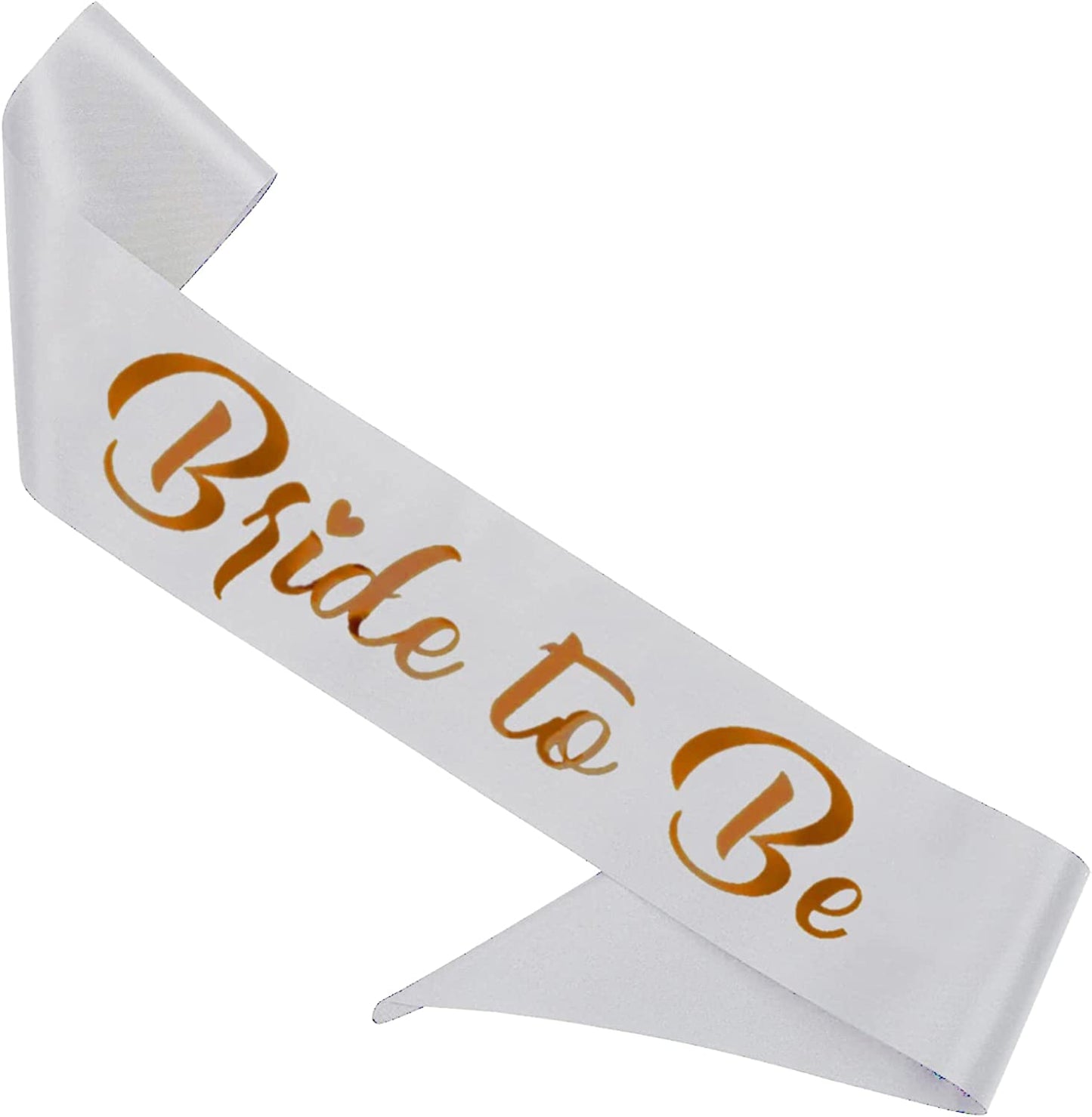 Bride Cowgirl Hat with Veil & Bachelorette Sash - White Cowboy Hat for Bachelorette Party by 4E'S Novelty Apparel & Accessories > Clothing Accessories > Sashes 4E's Novelty