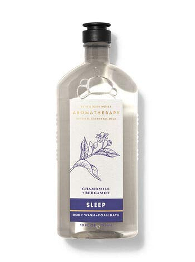 Bath and Body Works Aromatherapy Sleep NEW CHAMOMILE BERGAMOT Deluxe Gift Set - Body Wash Foam Bath - Pillow and Body Mist - Body Lotion & Body Cream - Full Size Health & Beauty > Personal Care > Cosmetics > Bath & Body Bath & Body Works