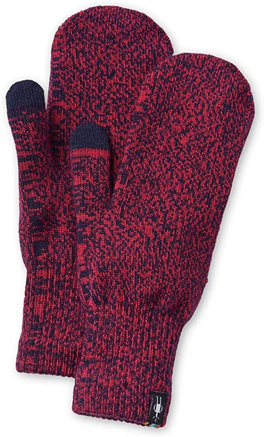 Smartwool Knit Mitt Apparel & Accessories > Clothing Accessories > Gloves & Mittens Smartwool Deep Navy-pomegranate Marl Medium