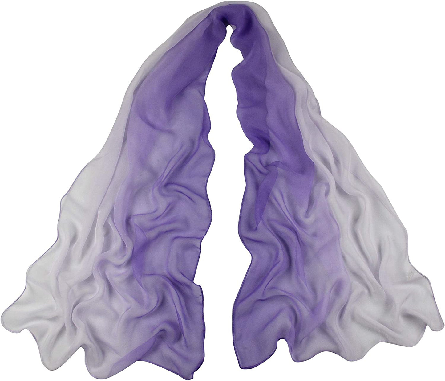 Long Chiffon Sheer Scarf Gradient - Pantonight Shaded Colors Lightweight Scarf for Womens Apparel & Accessories > Clothing Accessories > Scarves & Shawls PANTONIGHT Col 702