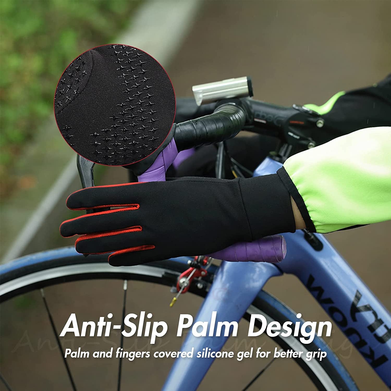 Lightweight Gloves Women Men Touch Screen Thin anti Slip Black Gloves for Driving, Cycling, Running, Fishing, Fitness, Hiking, Sport Apparel & Accessories > Clothing Accessories > Gloves & Mittens J JINPEI