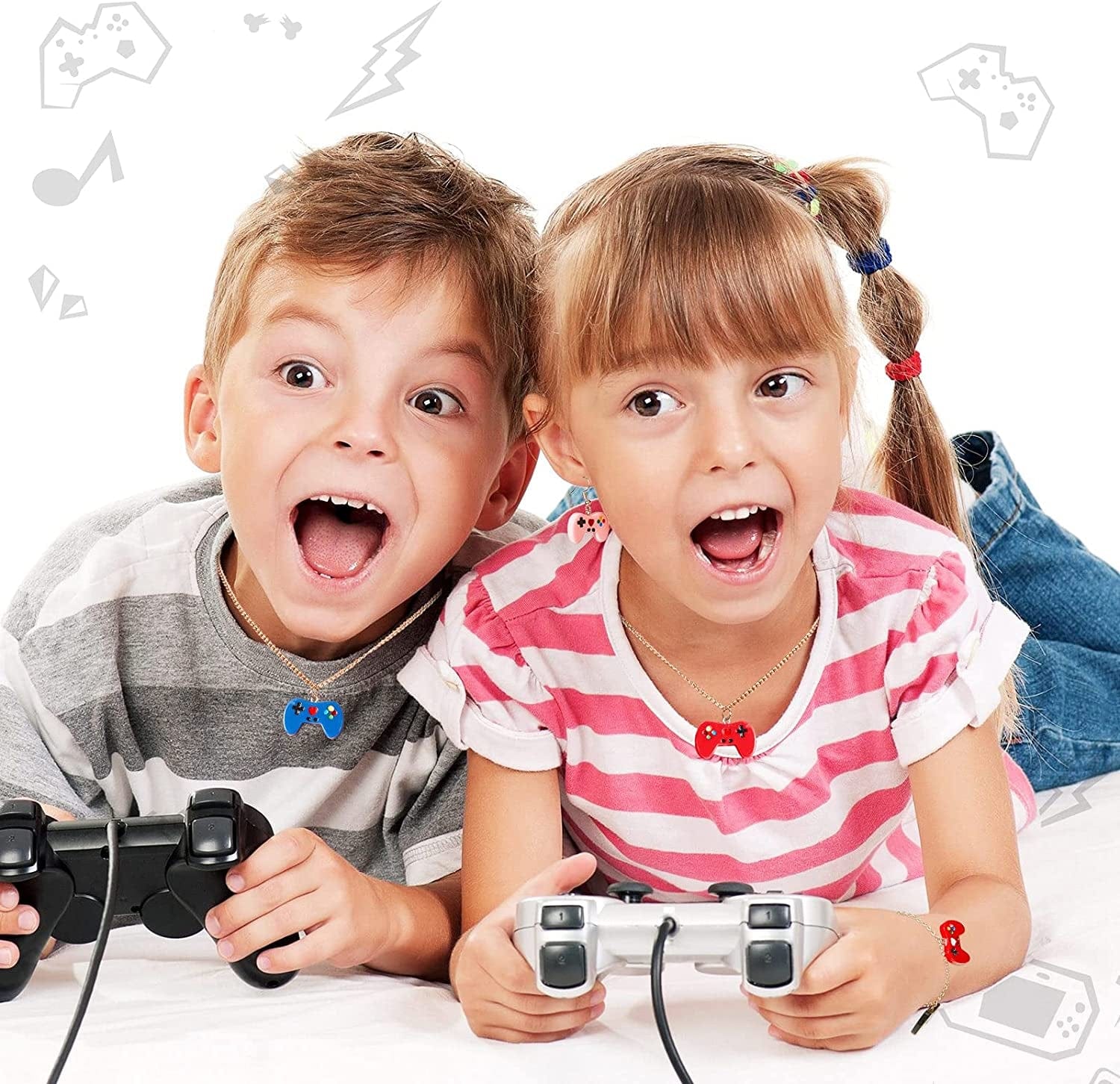 36 Pieces Video Game Controller Charms Colorful Game Controller Key Ring Pendant Charms Video Game Resin Charm for DIY Jewelry Making Necklace Bracelet, 9 Colors