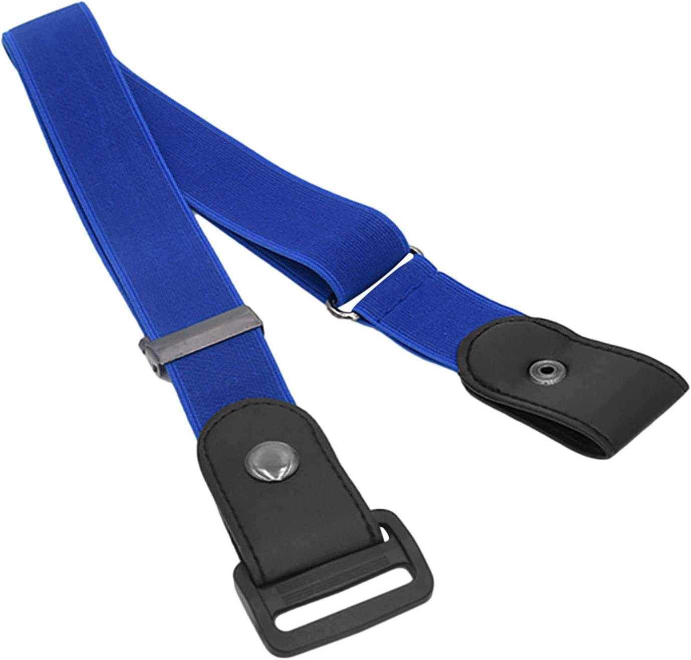 Morecon Buckle-Free Waist Invisible Belt for Jeans Elastic Belt for Women/Man,Beige,One Size Apparel & Accessories > Clothing Accessories > Belts MORECON Blue One Size