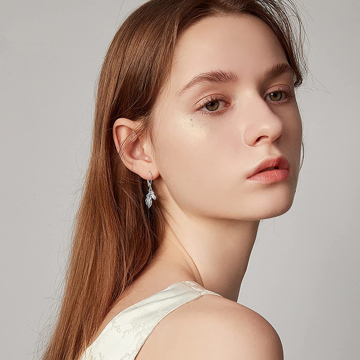 Horse Earrings 925 Sterling Silver Animal Horse Stud Earrings Horse Jewelry Gifts for Mother'S Day Women Girls Teens Horse Lovers Apparel & Accessories > Jewelry > Earrings Silikepa