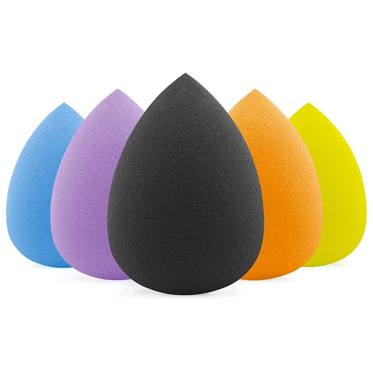 BEAKEY 5 Pcs Makeup Sponge Set, Foundation Blending Beauty Sponge, Flawless for Liquid, Cream, and Powder, Multi-Colored Makeup Sponges Health & Beauty > Personal Care > Cosmetics > Cosmetic Tools > Makeup Tools BEAKEY C-Basic
