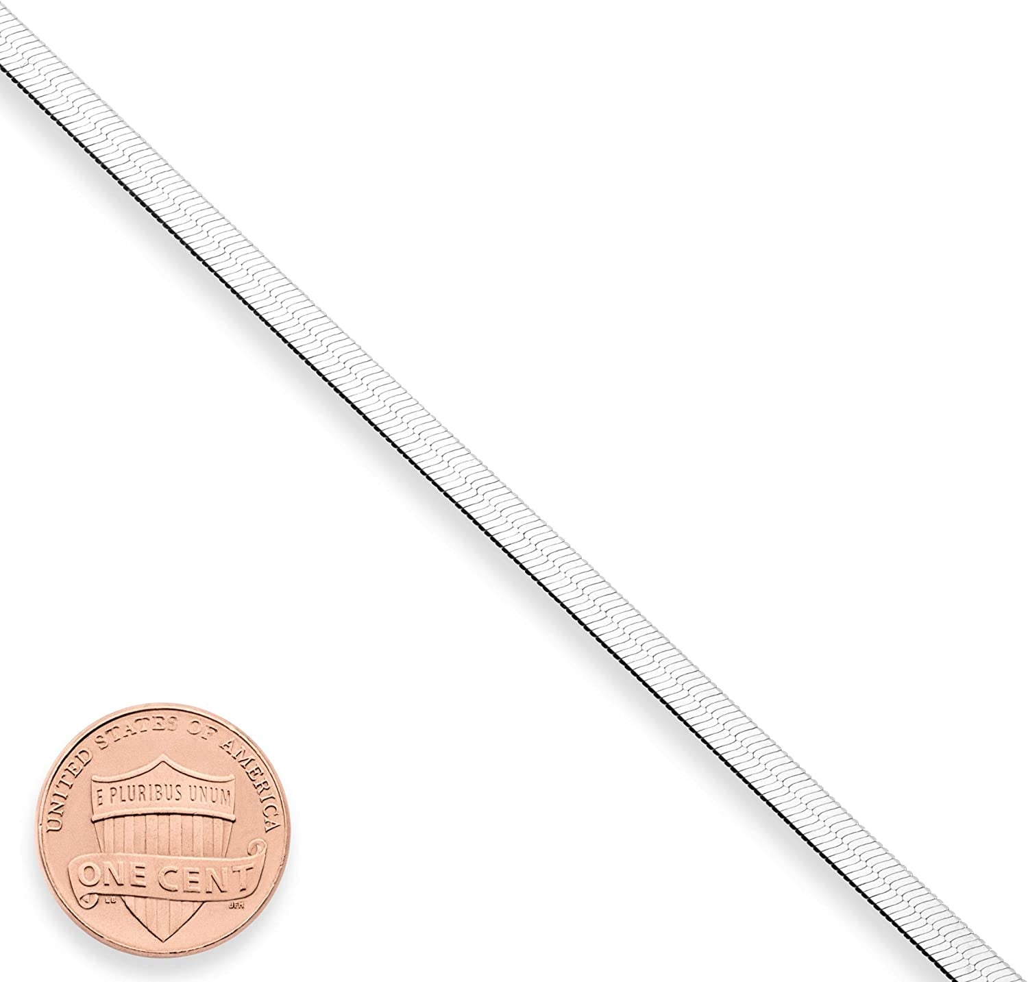 Miabella 925 Sterling Silver or 18Kt Yellow Gold over Silver Italian Solid 3.5Mm Flexible Flat Herringbone Link Chain Anklet Ankle Bracelet for Women, Made in Italy Apparel & Accessories > Jewelry > Anklets Miabella