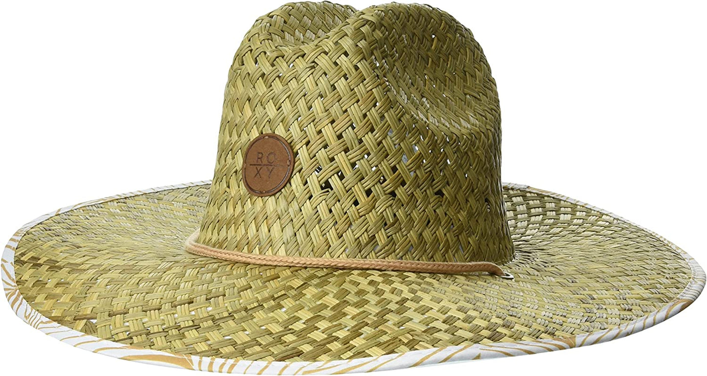 Roxy Women'S Pina to My Colada Straw Hat Apparel & Accessories > Clothing Accessories > Hats Roxy Toast Palm Tree Medium-Large
