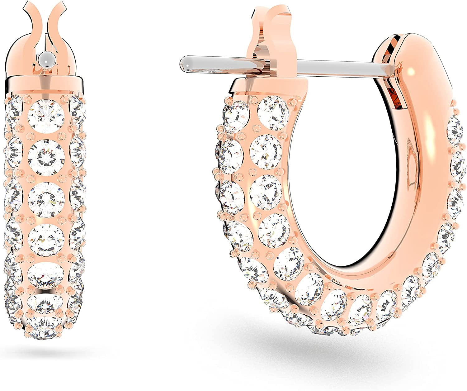 Swarovski Stone Crystal Pierced Hoop Earring Jewelry Collection Apparel & Accessories > Jewelry > Earrings SWAROVSKI