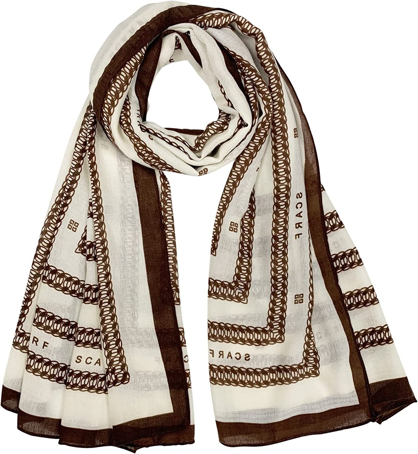 FINIZO Women'S Scarves Lady Light Soft Fashion Solid Scarf Wrap Shawl for All Season Apparel & Accessories > Clothing Accessories > Scarves & Shawls FINIZO 25-beige Brown