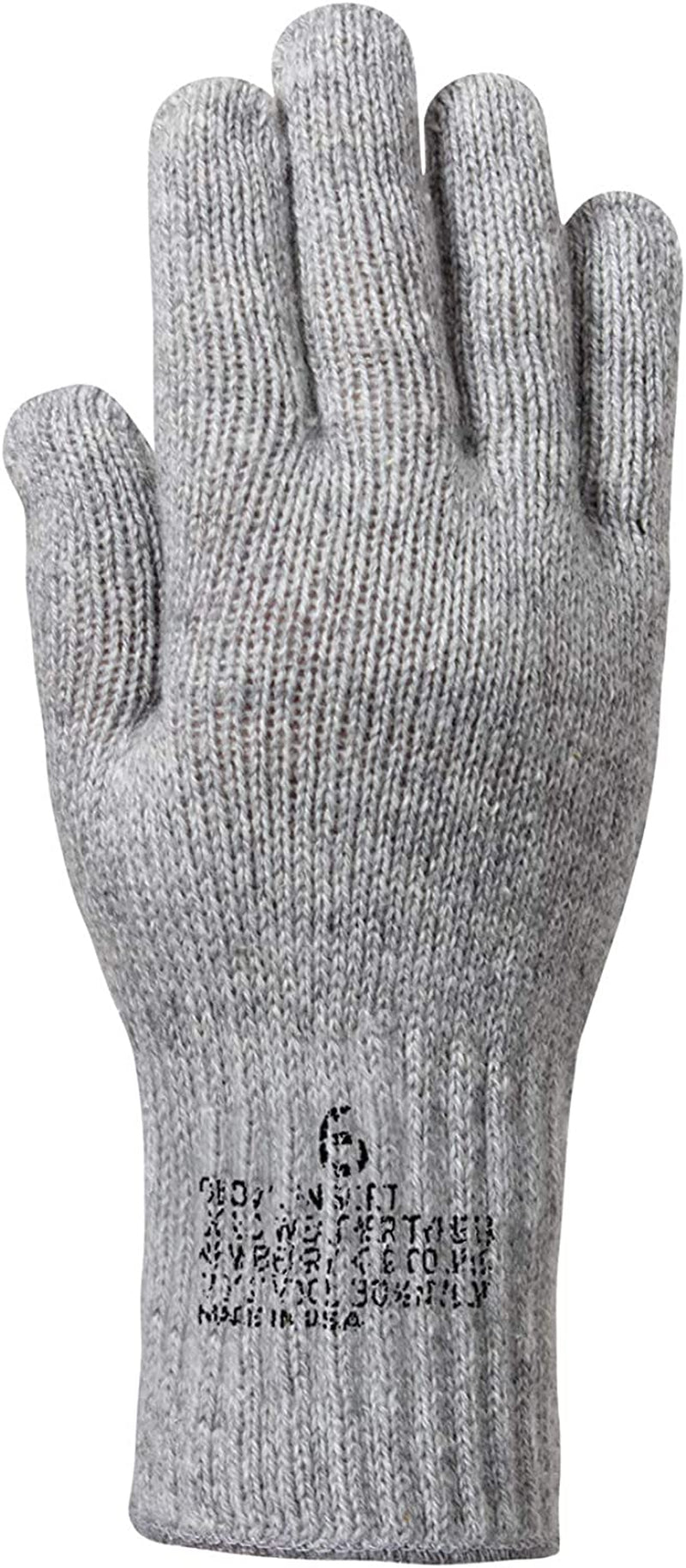 Rothco Gi Wool Glove Liners Apparel & Accessories > Clothing Accessories > Gloves & Mittens Rothco Grey Size 5