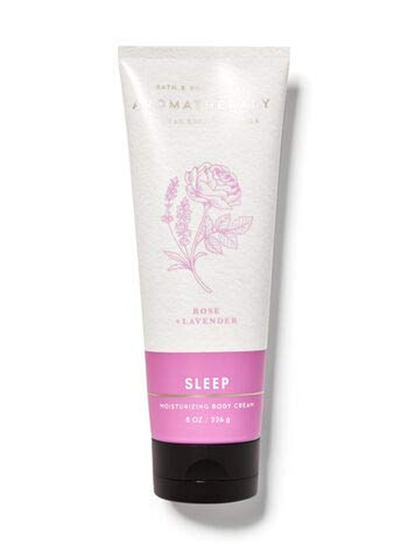 Bath and Body Works Aromatherapy NEW ROSE LAVENDER Deluxe Gift Set - Body Wash Foam Bath - Pillow and Body Mist - Moisturizing Body Wash & Body Cream - Full Size Health & Beauty > Personal Care > Cosmetics > Bath & Body Bath & Body Works