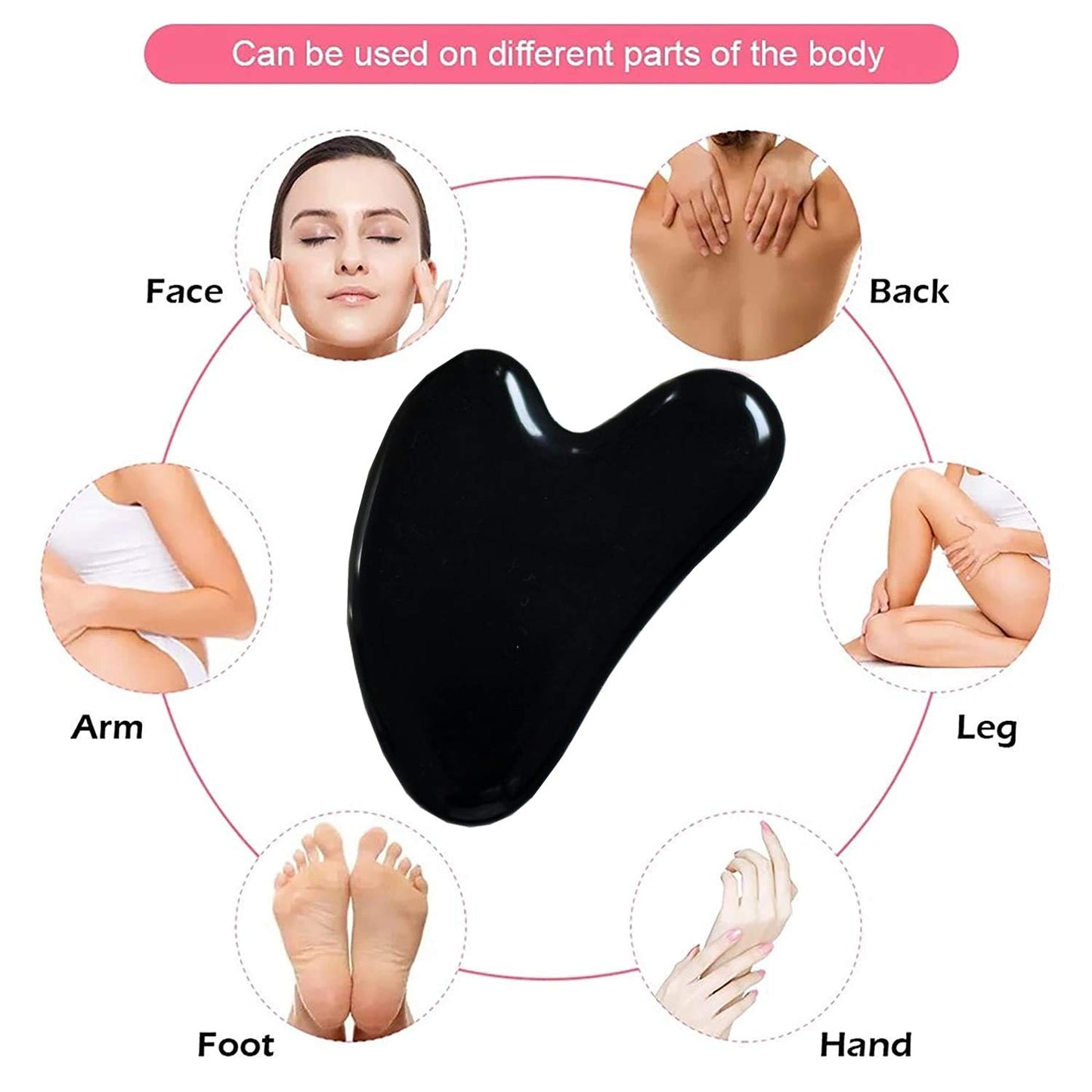 Medimama Gua Sha Massage Tool, Rose Quartz Gua Sha Facial Beauty Tools for Wrinkles, Skin Tightening, Lift Firming, Eye Puffiness Treatment, Neck anti Aging and Body Muscle Relaxing Black Health & Beauty > Personal Care > Cosmetics > Cosmetic Tools > Skin Care Tools Medimama