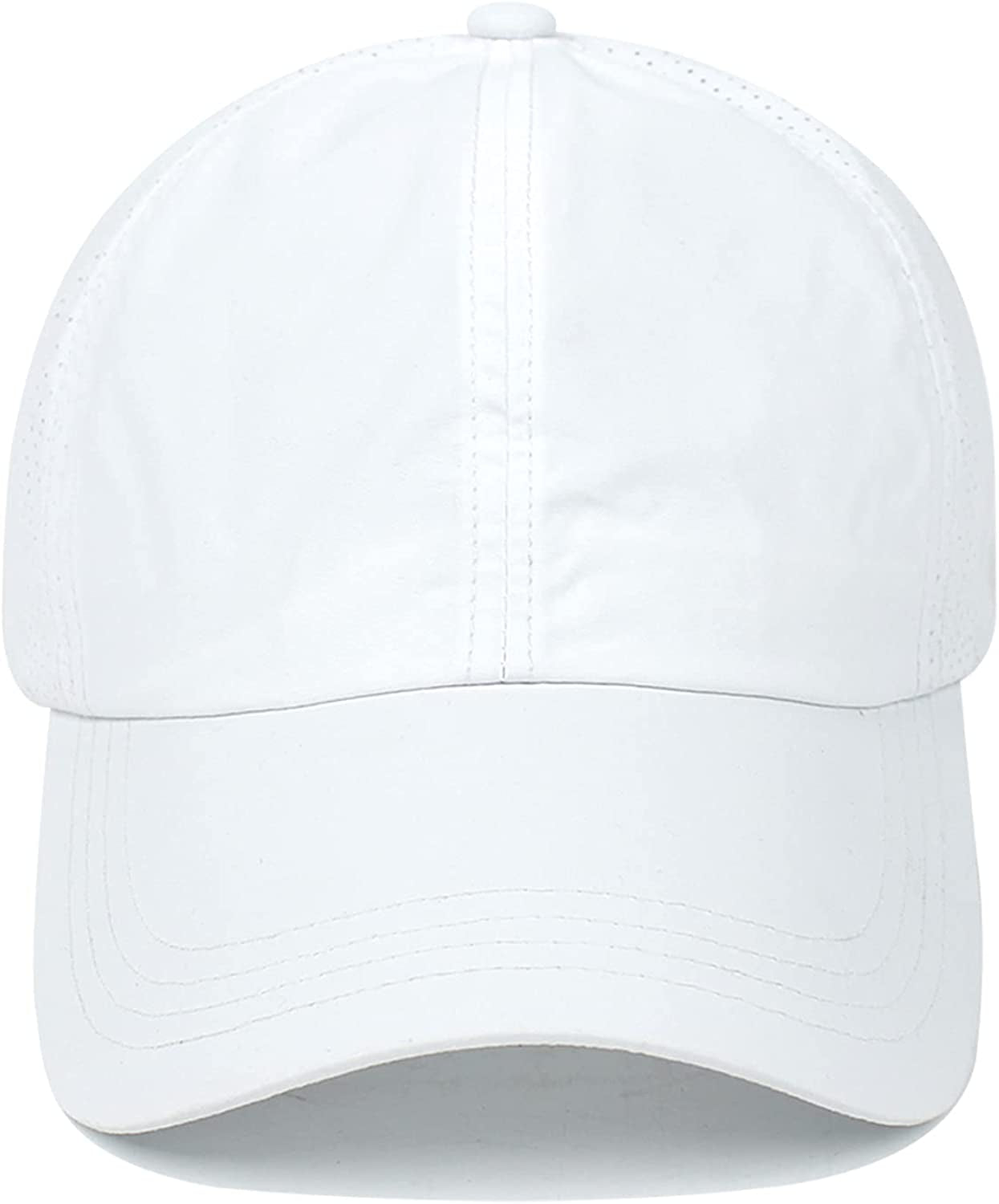 Muryobao 2 Packs Womens Criss Cross Ponytail Baseball Cap High Messy Bun Ponycap Quick Drying Mesh Outdoor Sports Travel Hat Apparel & Accessories > Clothing Accessories > Hats Muryobao