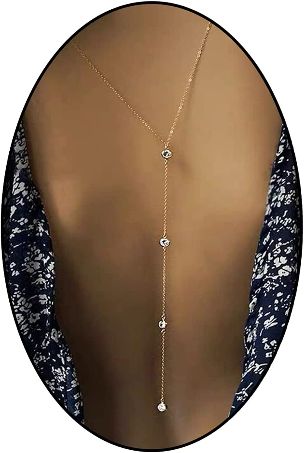 Silver/Gold Layered Waist Chains 26.7''/31.4''Adjustable Belly Chain Jewelry for Women Minimalist Beach Bikini Body Chain Apparel & Accessories > Jewelry > Body Jewelry Otxas gold-body chain-CZ