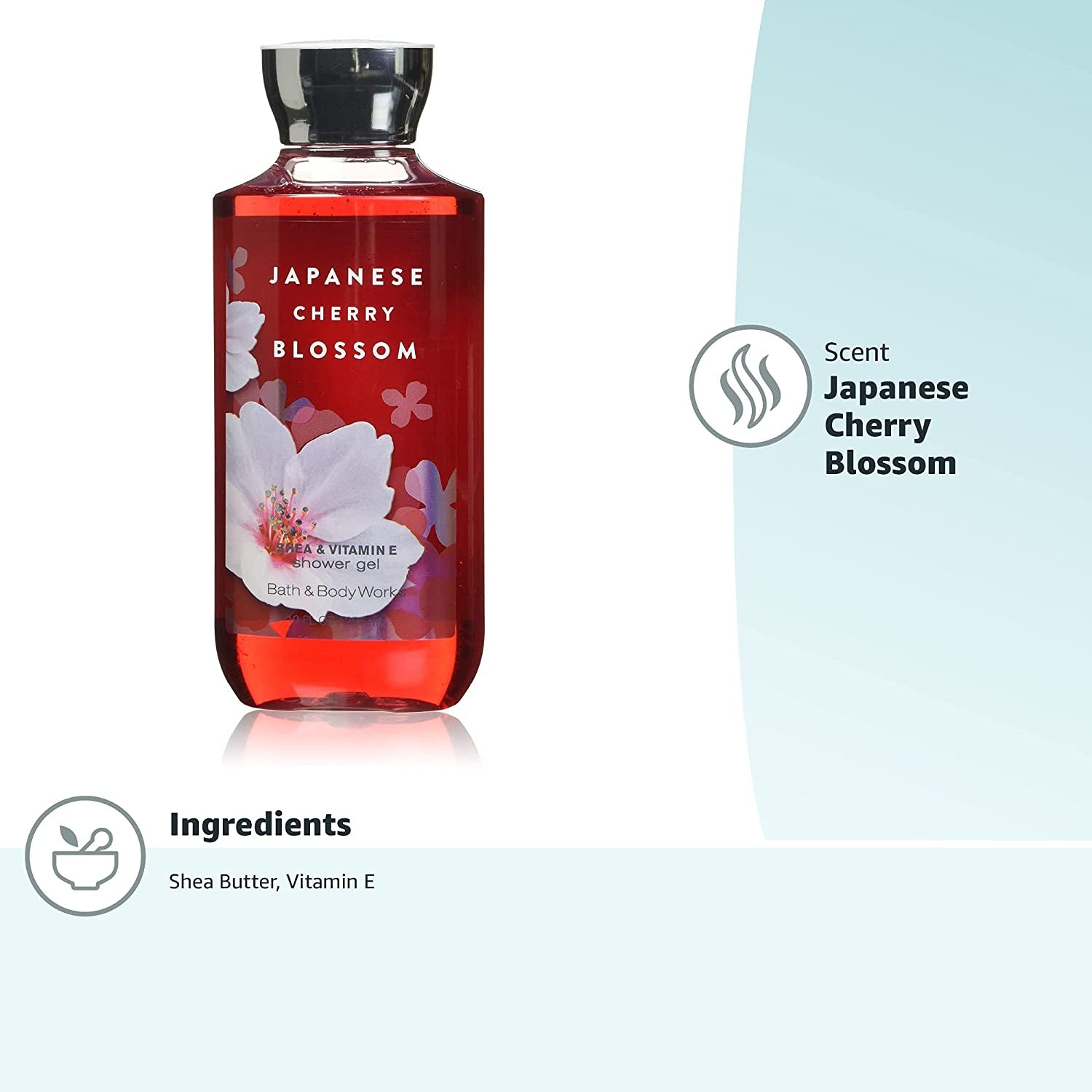 Bath & Body Works, Signature Collection Shower Gel, Japanese Cherry Blossom, 10 Fl. Oz. Health & Beauty > Personal Care > Cosmetics > Bath & Body Bath & Body Works