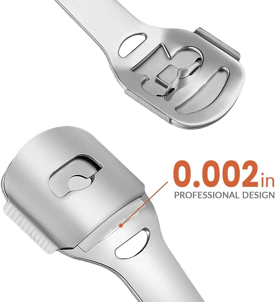 Codream Pedicure Callus Shaver Foot File Care Hard Skin Remover Callus Shaver Sets with Case, Foot File Heads & 10 Replacement Blade Health & Beauty > Personal Care > Foot Care Codream