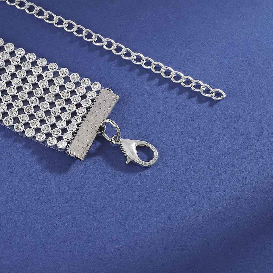 Jeweky Crystal Belly Crystal Waist Chain Silver Body Chains Summer Beach Nightclub Rave Body Accessories Jewelry for Women and Girls Apparel & Accessories > Jewelry > Body Jewelry Artist Unknown