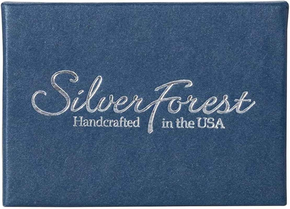 Silver Forest Earrings - Brass Spiral & Bead Apparel & Accessories > Jewelry > Earrings Silver Forest