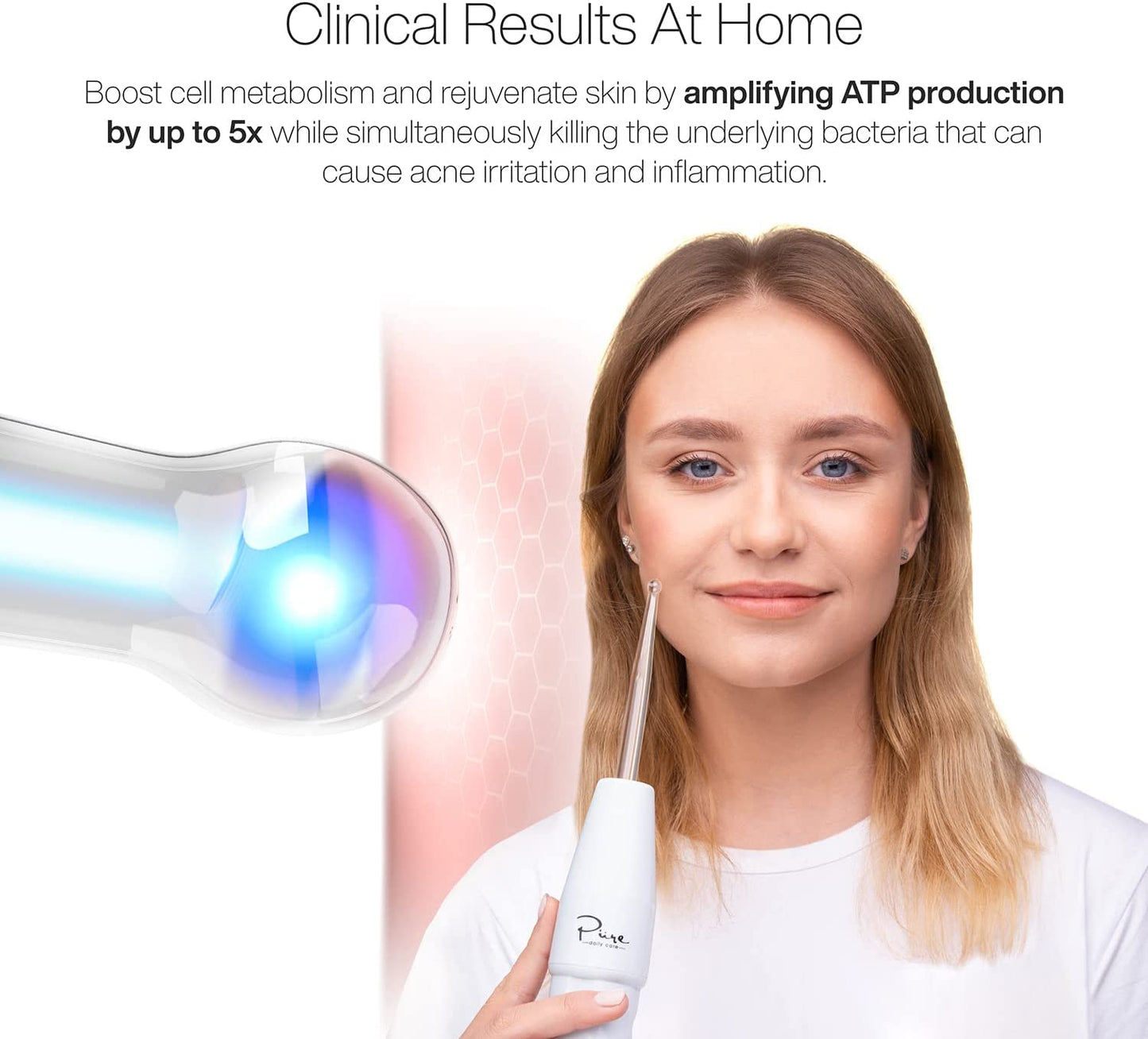Nuderma Clinical Skin Therapy Wand - Portable High Frequency Skin Therapy Machine W 6 Fusion Neon + Argon Wands – anti Aging - Blemish & Spot Control - Skin Tightening & Radiance - Wrinkle Reducing Health & Beauty > Personal Care > Cosmetics > Cosmetic Tools > Skin Care Tools Pure Daily Care