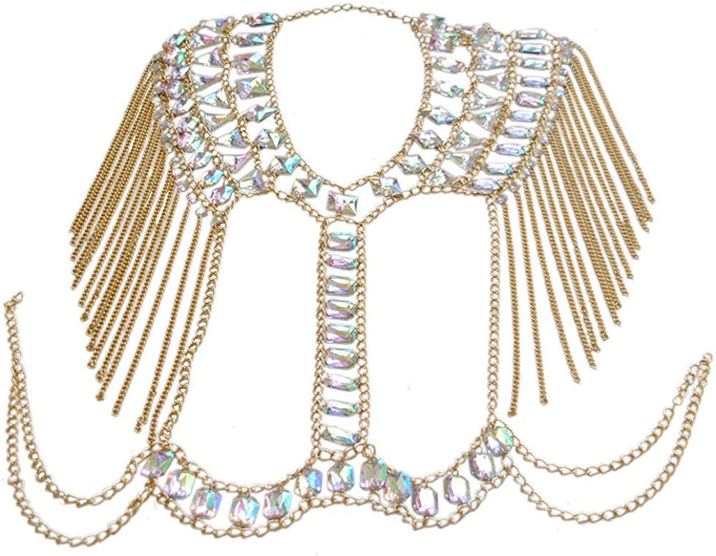 Connie Cloris Women Sexy Jewelry Night Shop Costume Shoulder Body Chain Apparel & Accessories > Jewelry > Body Jewelry Connie Cloris