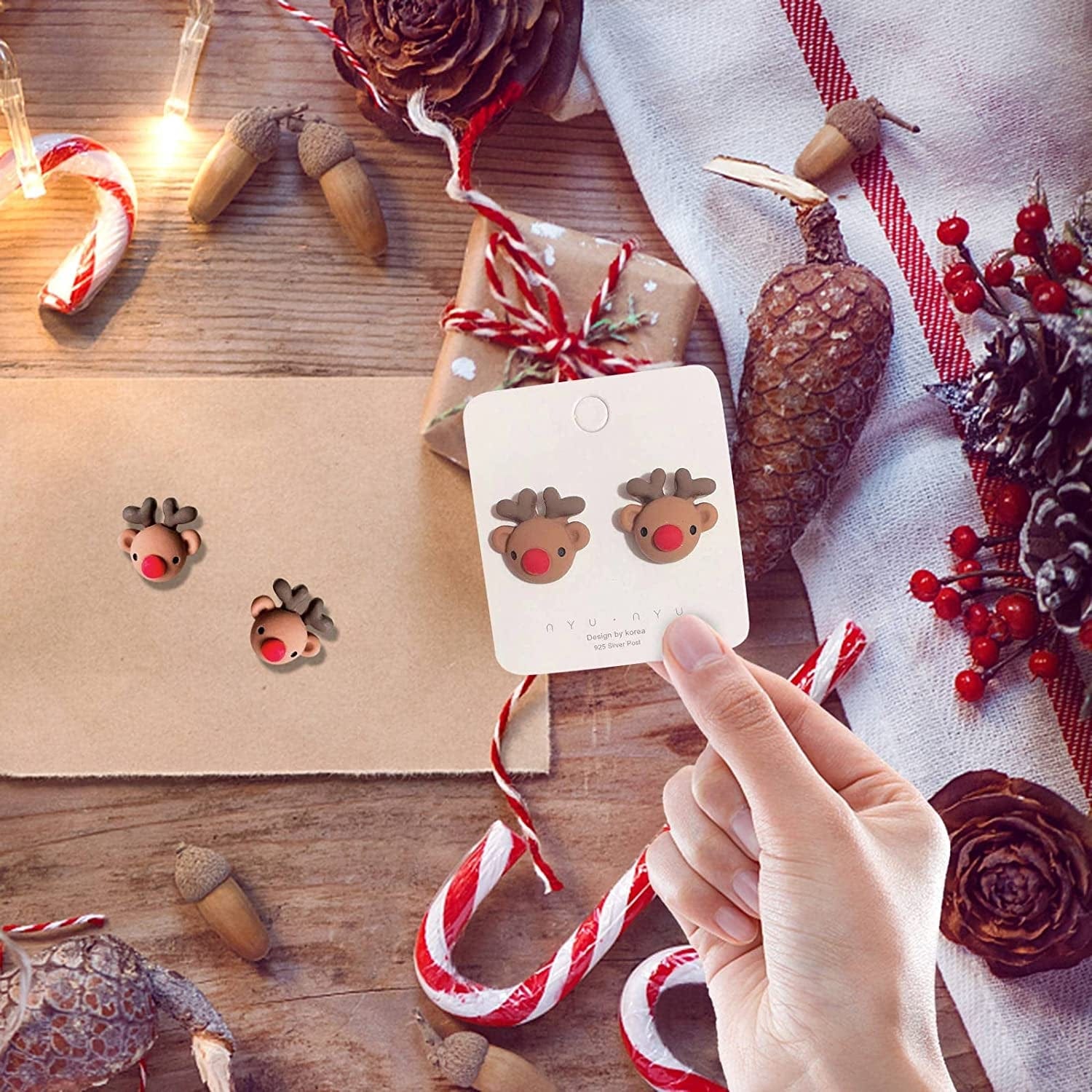 3D Stud for Women Stud Ear Cat Earrings Anniversary Birthday Dangle Vintage for Girls Animal Stud Cute Earrings Cat for Women, Black, One Size C1 / One Size