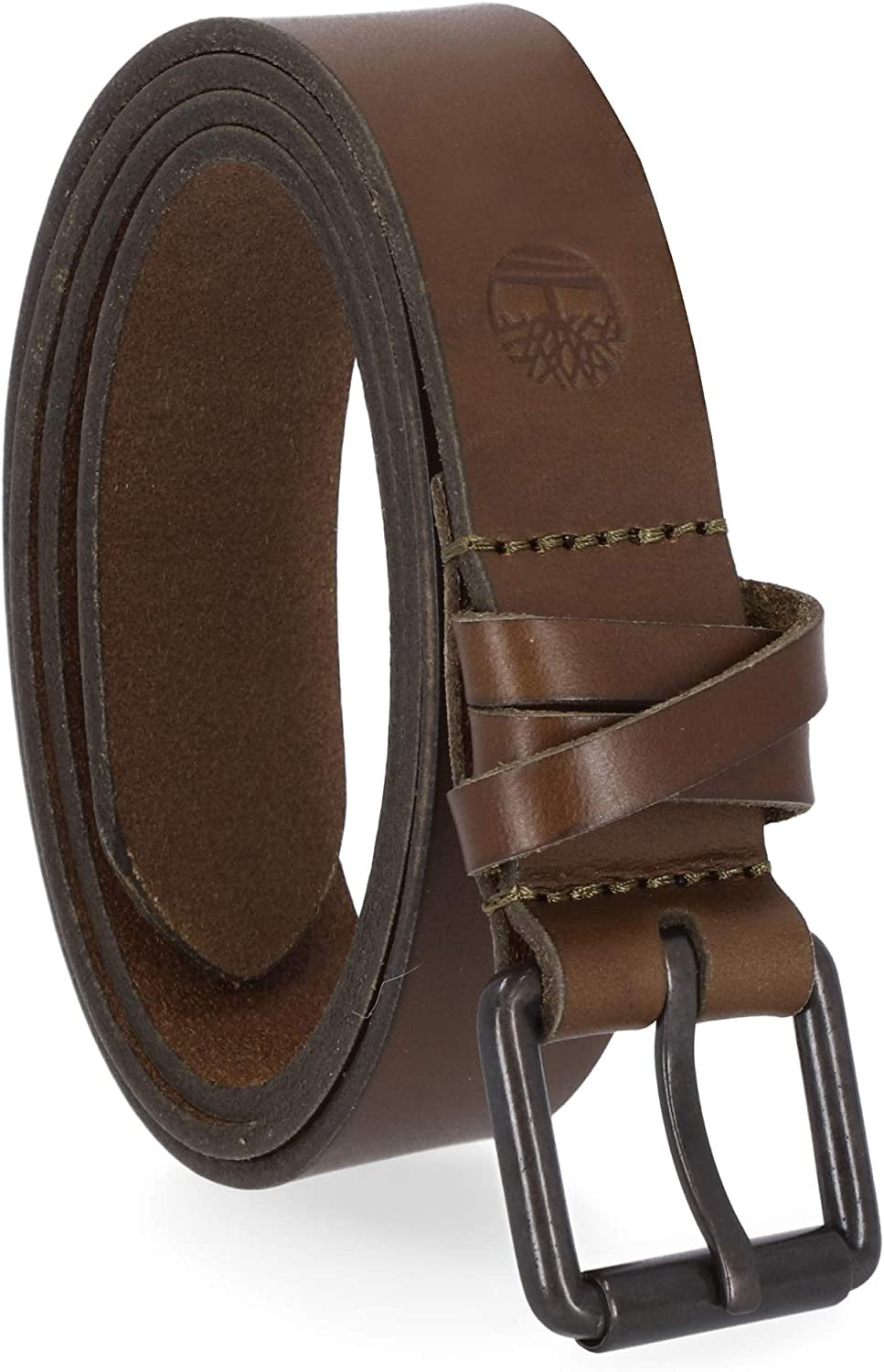 Timberland Women'S Casual Leather Belt for Jeans Apparel & Accessories > Clothing Accessories > Belts Timberland Martini Olive Small (28-32)