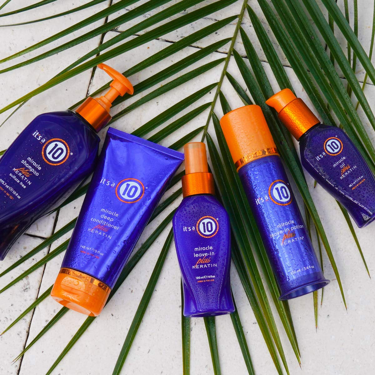It'S a 10 Haircare Miracle Shampoo plus Keratin, 10 Oz. and Deep Conditioner, 5 Oz. Bundle Health & Beauty > Personal Care > Hair Care It's a 10 Haircare