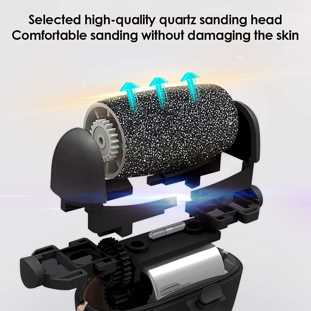 Electric Foot File Callus Remover, Rechargeable Callous Removers for Feet, Professional Foot Care Kit Foot Rasp Dead Skin Remover Pedicure Kit with Power Display for Men Women Salon or Home Best Gift Health & Beauty > Personal Care > Foot Care iToncs