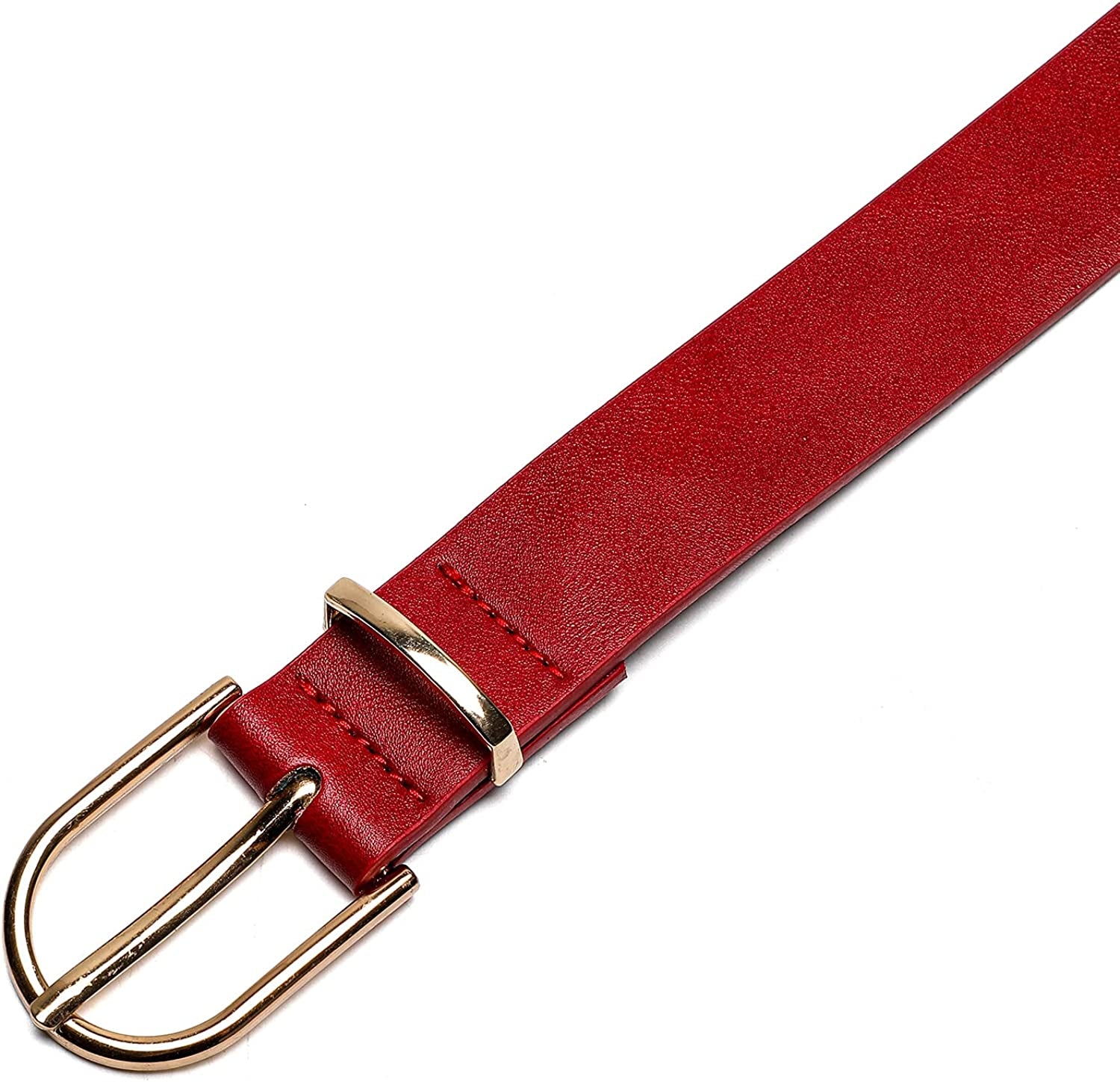 Earnda Women'S Faux Leather Chic Belt for Ladies Jeans Apparel & Accessories > Clothing Accessories > Belts Earnda