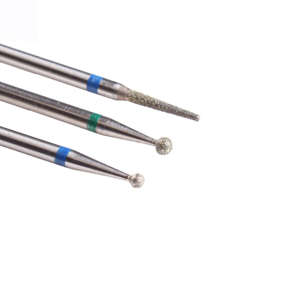3PCS Cuticle Clean Carbide Nail Drill Bit Diamond Rotary Burrs Electric Nail File for Manicure Pedicure Tools Health & Beauty > Personal Care > Cosmetics > Cosmetic Tools > Nail Tools MZCMSL