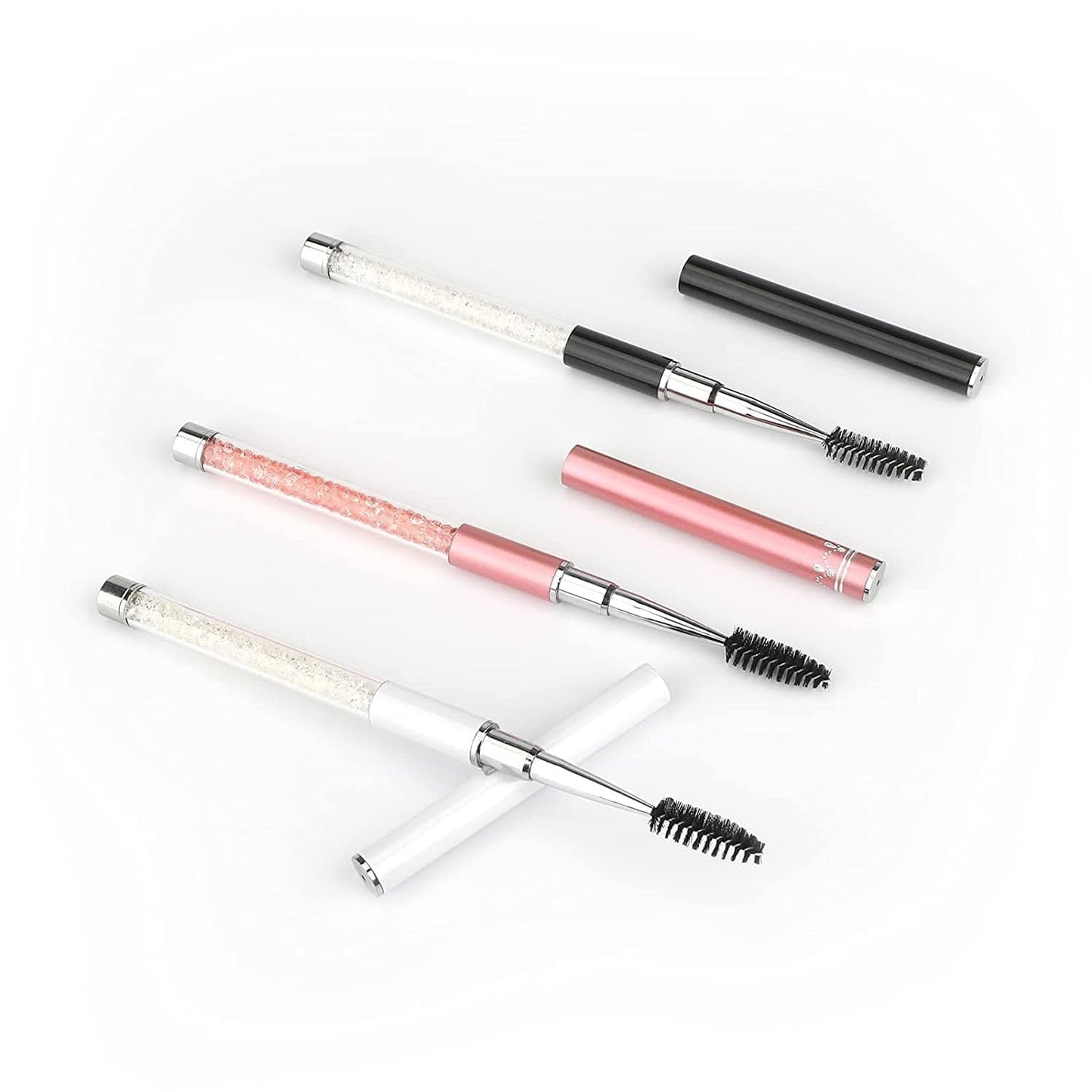 3PCS Eyelash Brushes with Cap,Eye Brow Brush Eyelash Mascara Brushes Wands Applicator Makeup Tools for Travel Health & Beauty > Personal Care > Cosmetics > Cosmetic Tools > Makeup Tools G2PLUS