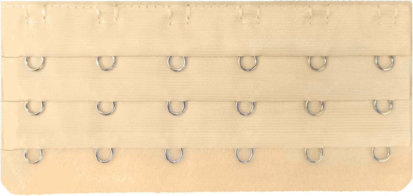 3Pcs Women'S Bra Band Extender 6-Hook plus Size Spacing Bra Extension Straps