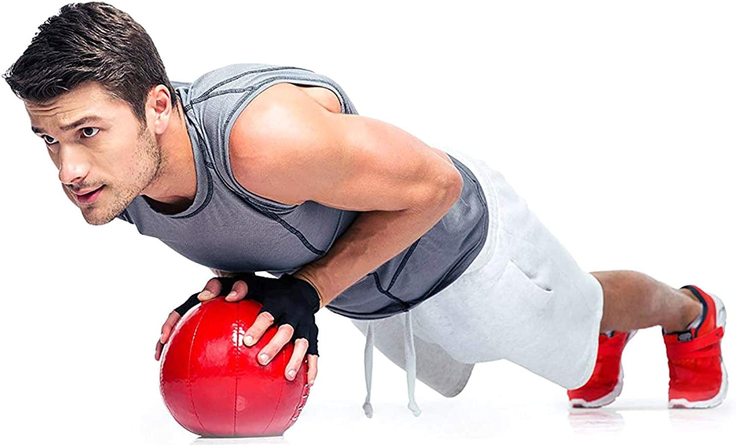 4 Pairs Winter Half Finger Gloves Knitted Fingerless Mittens Warm Stretchy Gloves for Men and Women Apparel & Accessories > Clothing Accessories > Gloves & Mittens SATINIOR