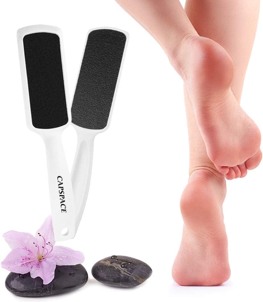 4 Pcs Pedicure Foot Rasp Foot File Callus Remover Dead Skin & Double-Sided Foot Scrubber Foot Files Kit Heel Scraper Foot Scrub Care Tool to Remove Rough Cracked Corns Smoothing Hard Skin Health & Beauty > Personal Care > Foot Care Capspace
