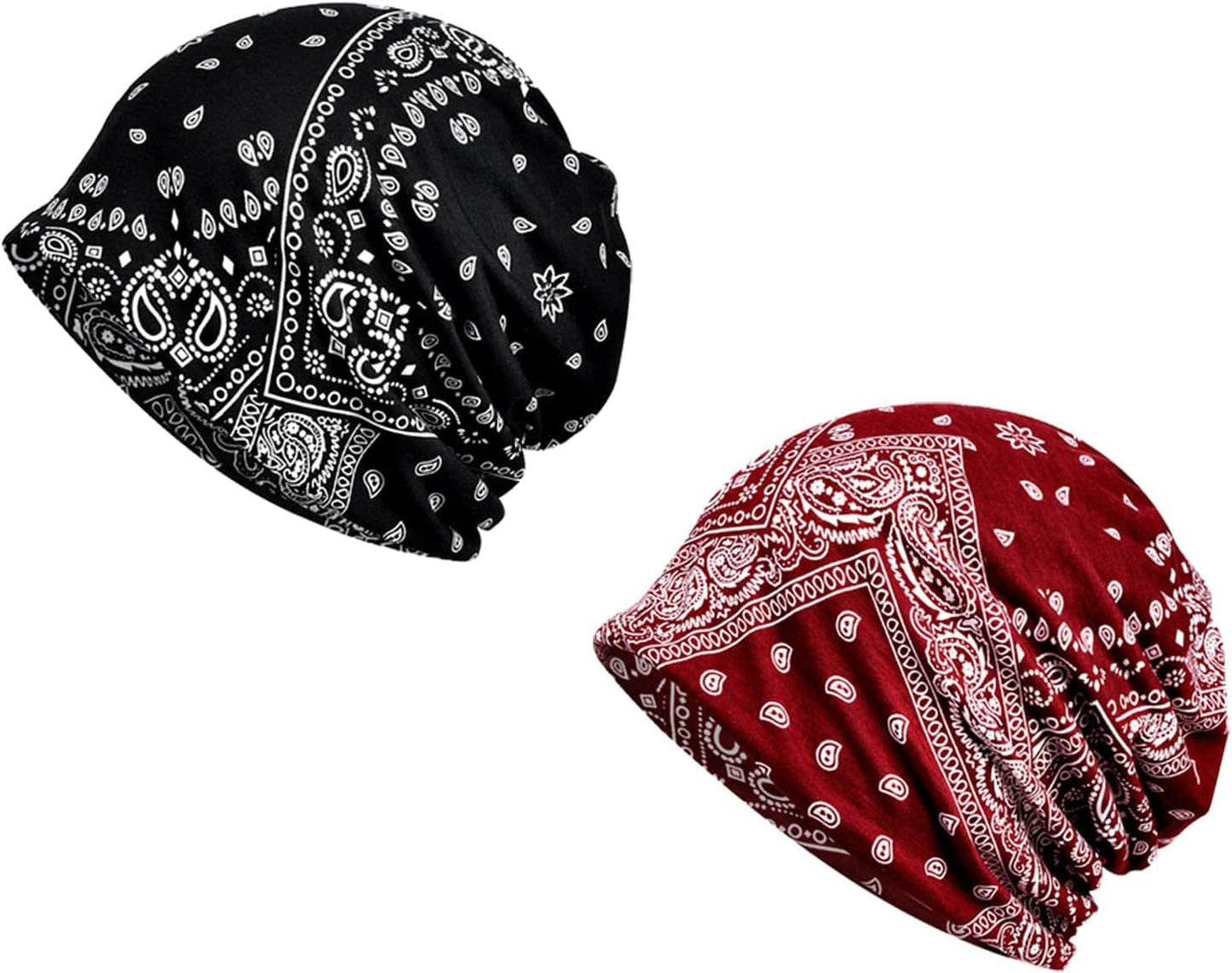 4 PCS Women Baggy Slouchy Beanie Chemo Hat Cap Slouchy Snood Hat Cancer Headwear… Apparel & Accessories > Clothing Accessories > Hats Waybas 1 Pc Wine Red + 1 Pc Black
