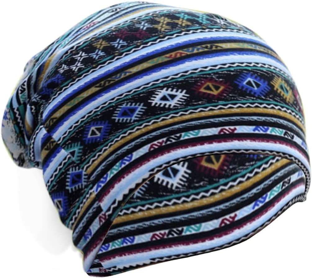 4 PCS Women Baggy Slouchy Beanie Chemo Hat Cap Slouchy Snood Hat Cancer Headwear… Apparel & Accessories > Clothing Accessories > Hats Waybas 1 Pc Striped Blue
