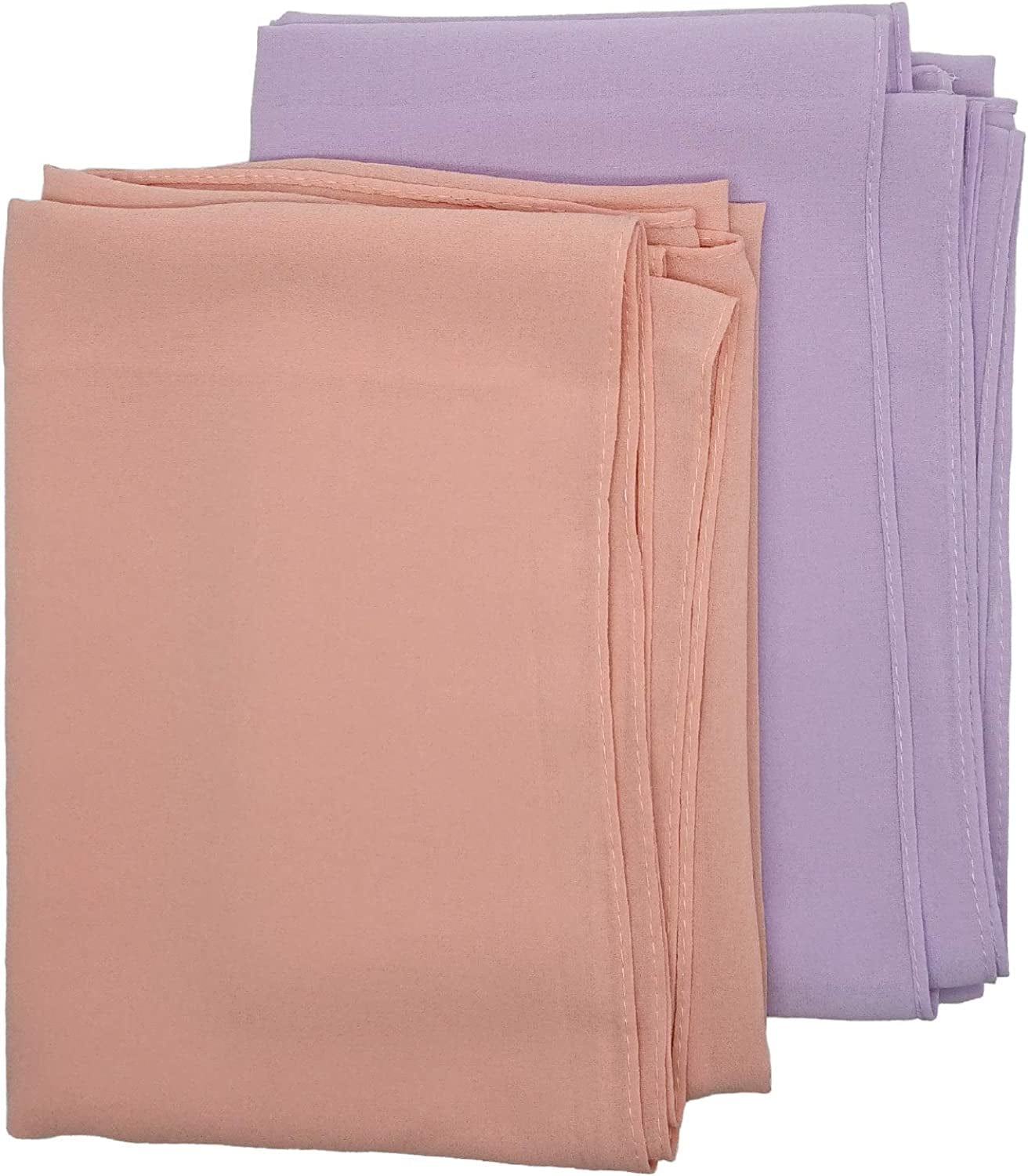 4 Pcs Women Chiffon Scarves Shawl Long Scarf Wrap Scarves Soft Scarves Travel Sunscreen Wrap Scarf Multicolor Apparel & Accessories > Clothing Accessories > Scarves & Shawls Axe Sickle