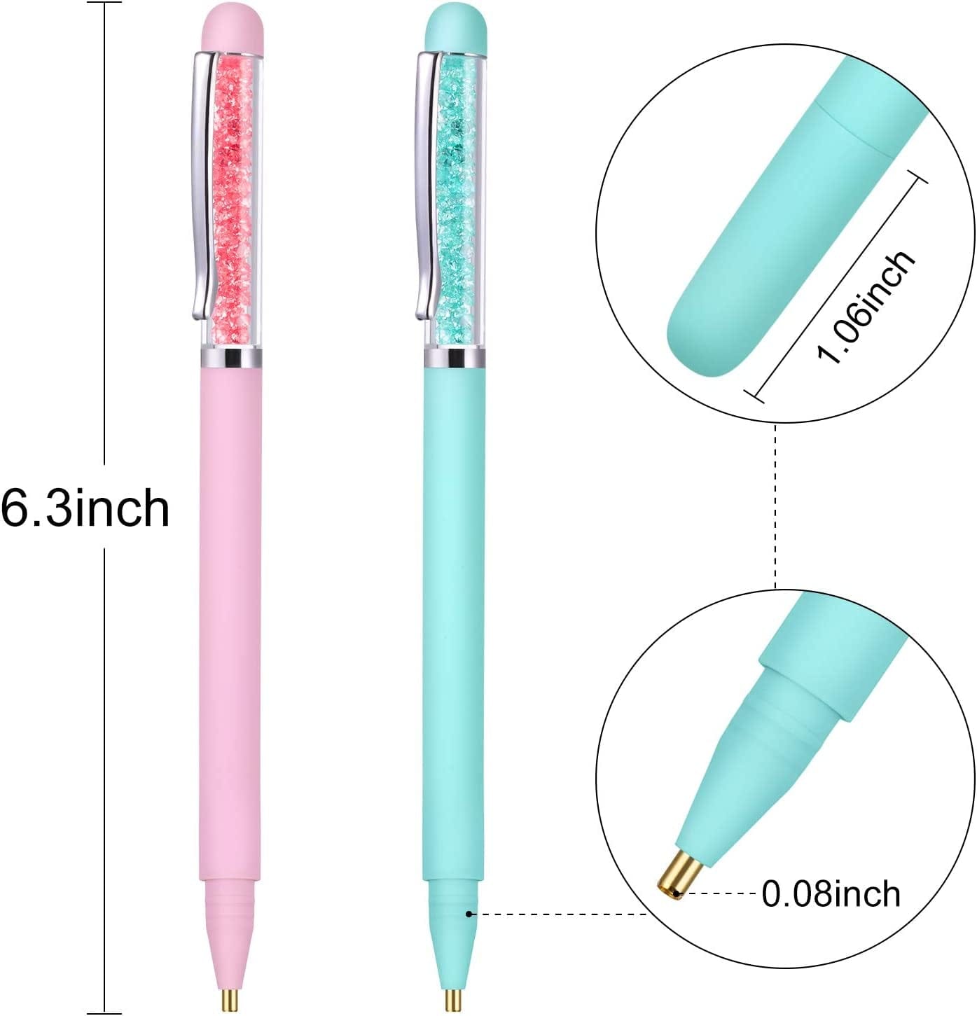 4 Pieces Diamond Painting Drill Pen DIY 5D Diamond Painting Point Drill Pen Nail Point Pen for DIY Nail Art Craft Sewing Children'S Handicraft Painting Point Drill Tools, 4 Colors Health & Beauty > Personal Care > Cosmetics > Cosmetic Tools > Nail Tools Blulu