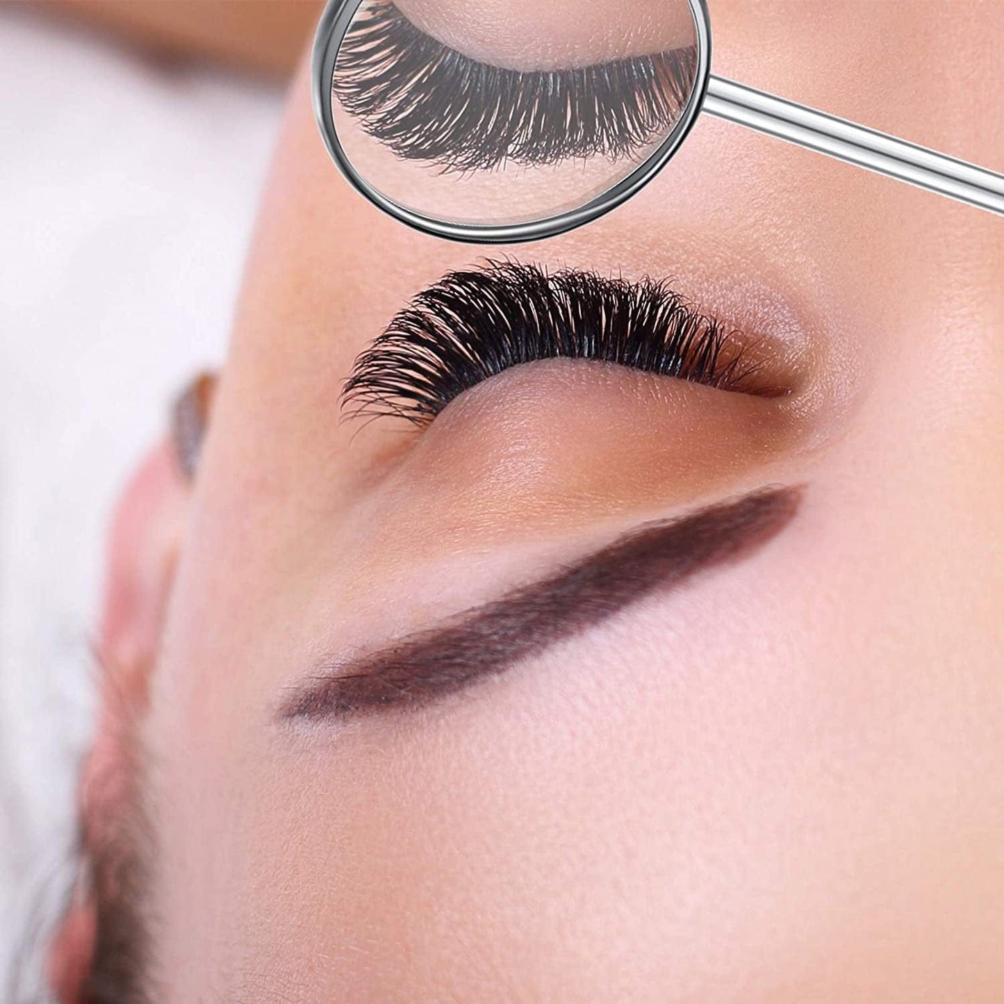4 Pieces Eyelash Extension Mirror Makeup Detachable Mirrors Dental Mirror Stainless Steel Beauty Tools Mirror Inspection Mirror Dental Tool Inspect Instrument for Observing Small Details Health & Beauty > Personal Care > Cosmetics > Cosmetic Tools > Makeup Tools Maitys