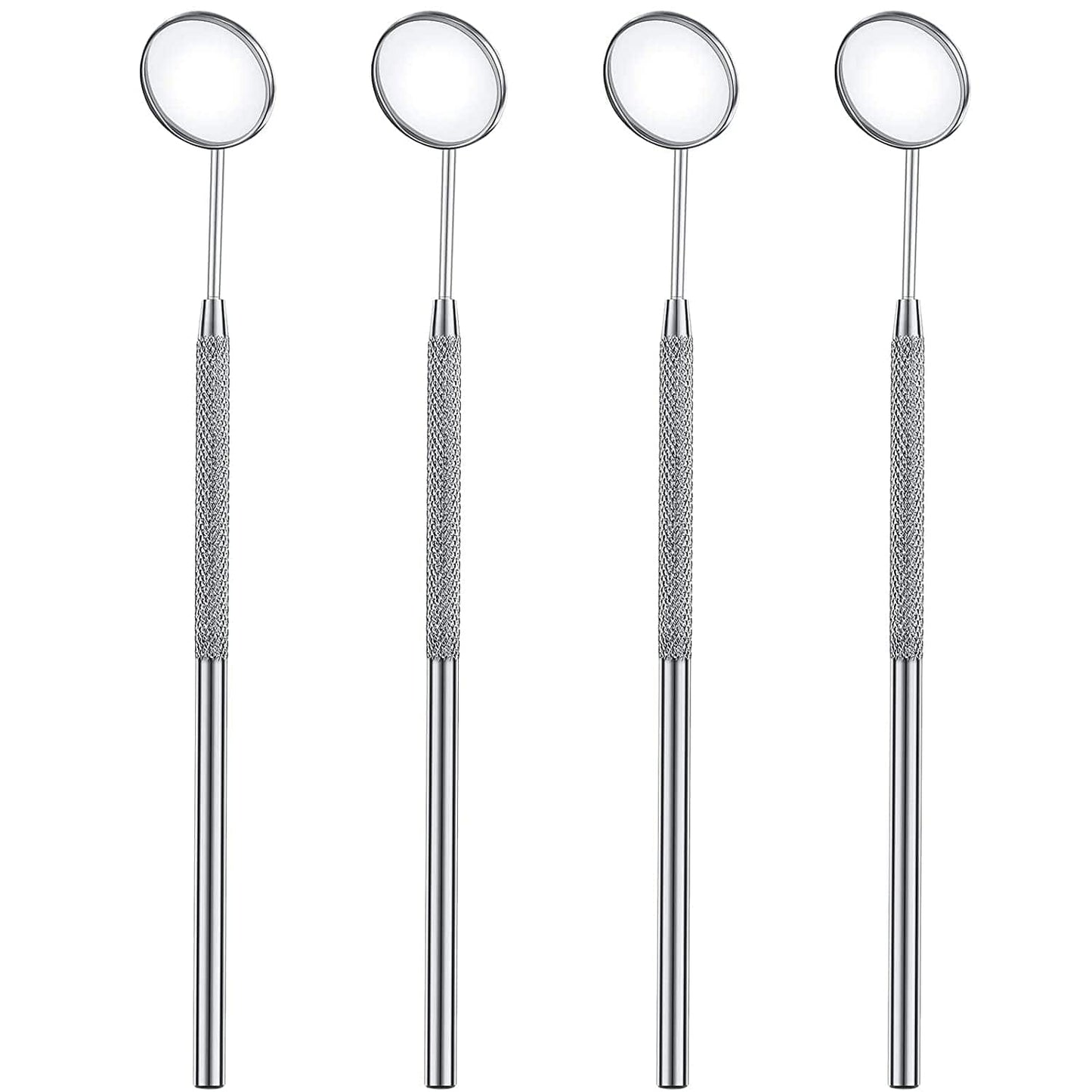 4 Pieces Eyelash Extension Mirror Makeup Detachable Mirrors Dental Mirror Stainless Steel Beauty Tools Mirror Inspection Mirror Dental Tool Inspect Instrument for Observing Small Details Health & Beauty > Personal Care > Cosmetics > Cosmetic Tools > Makeup Tools Maitys