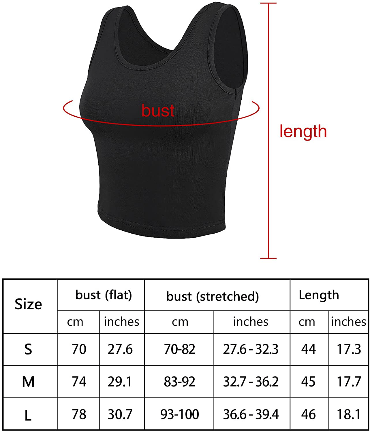4 Pieces Women Basic Crop Tank Top Short Sleeveless Sports Crop Top Apparel & Accessories > Clothing > Activewear Kylie Max