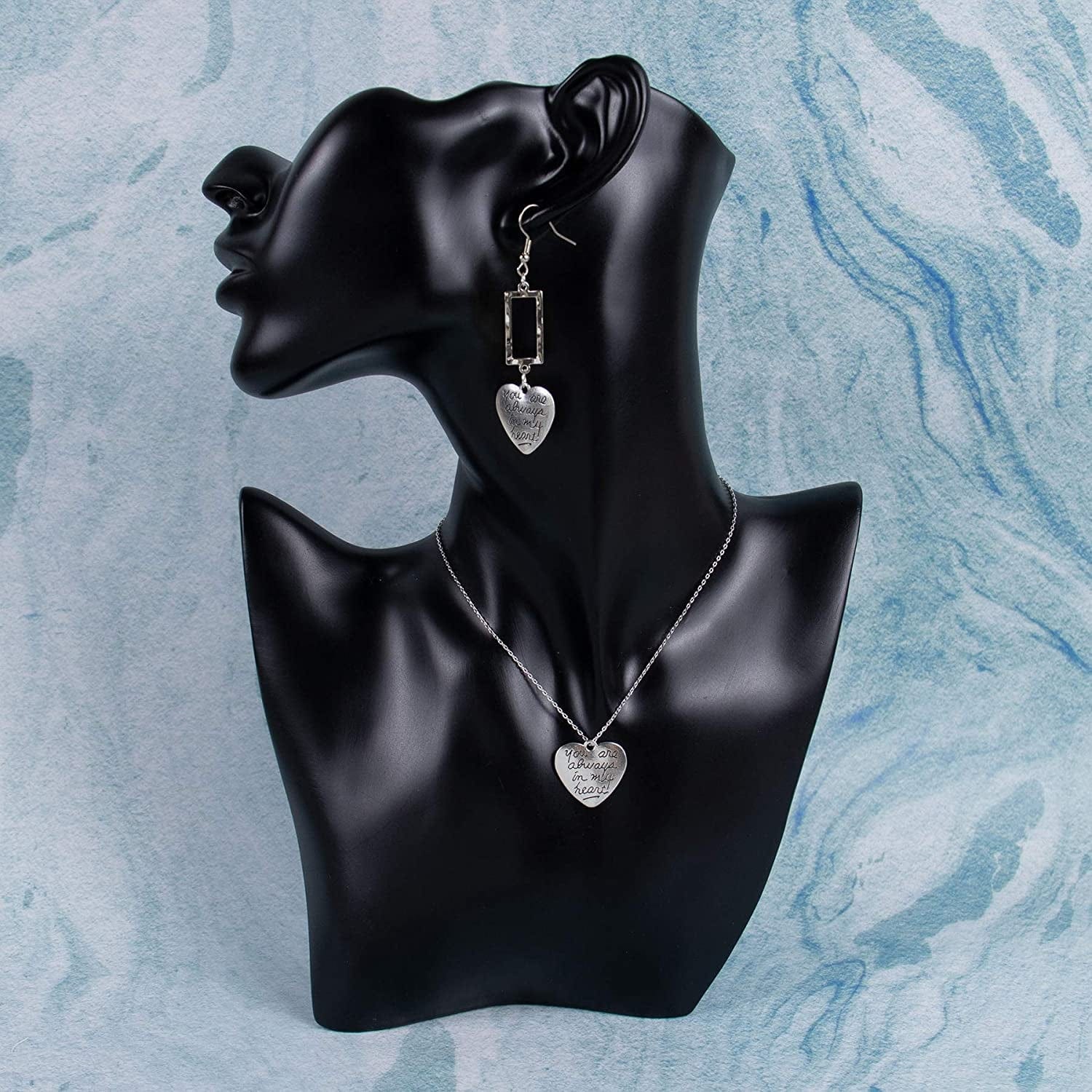 , 40 Pack Alloy You Are Always in My Heart Charms Pendant for Crafting Bracelet Necklace Jewelry Findings Making Accessory Silver