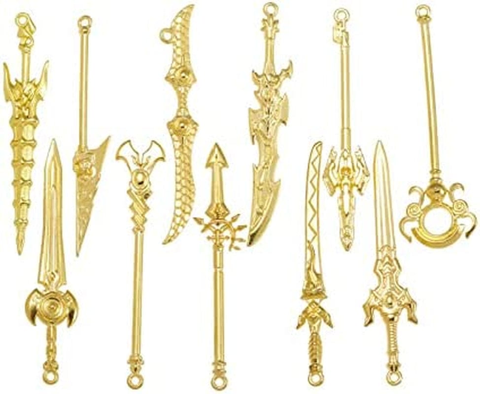 40 Pieces Antique Long Swords Knife Bookmark Charms Swords Knife Charms Pendants for Bookmarks DIY Necklace Bracelace Jewelry Making (Bronze, Sliver, Gold)