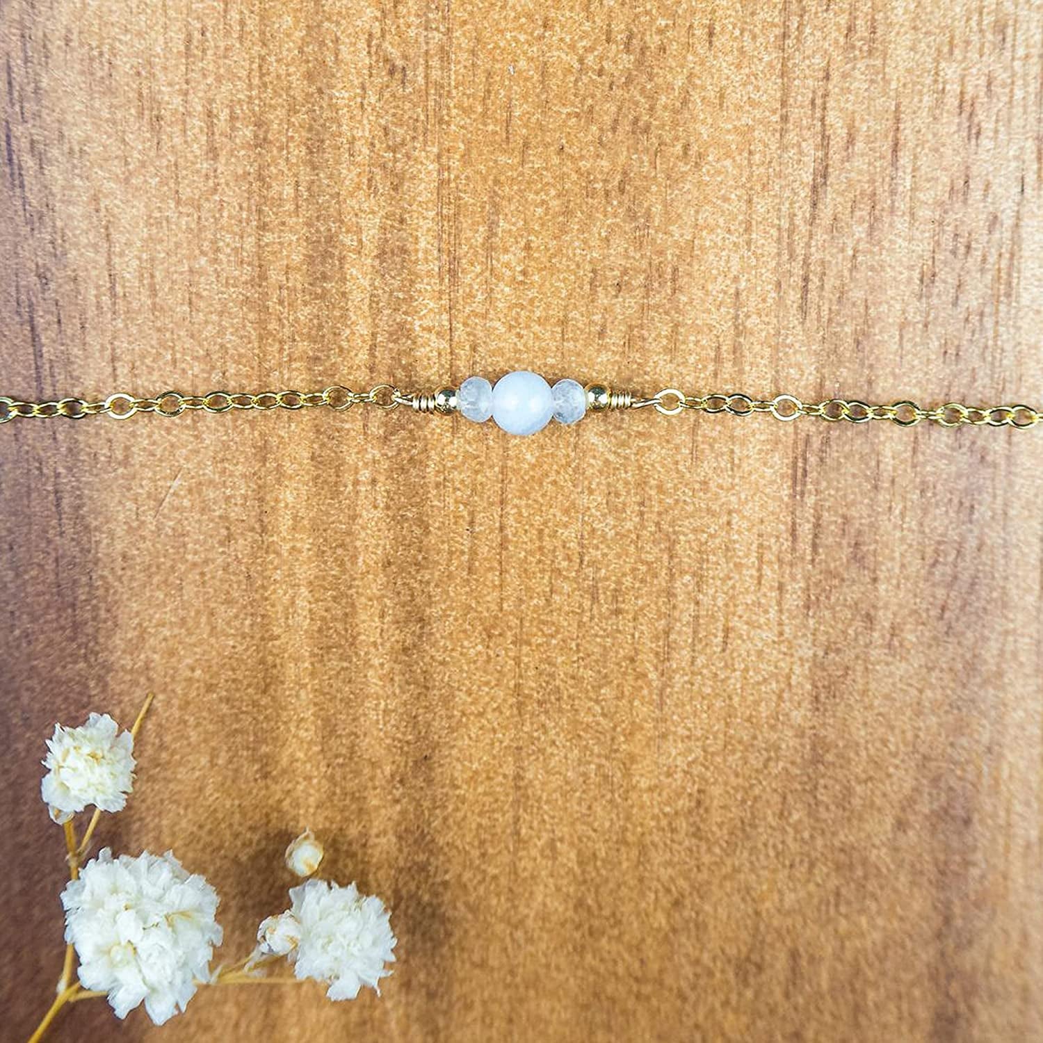 Kyerlyn Dainty Simple Chain Anklet for Women 18K Gold/Silver Plated Summer Beach Beaded Evil Eye Moon Figaro Butterfly Satellite Cuban Pearl Flat Marina Anklet Gift Apparel & Accessories > Jewelry > Anklets Kyerlyn