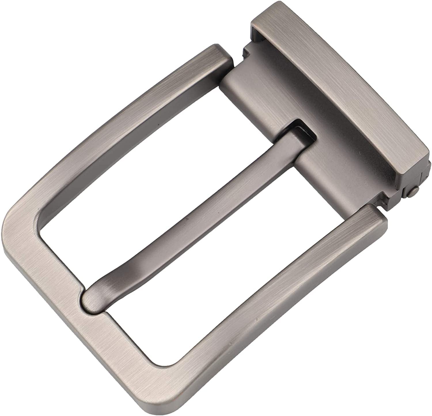 Mcfanbe 1.5 Inches (38-40 Mm) Belt Buckle Single Prong Square Replacement Buckle for Men Women Belt Apparel & Accessories > Clothing Accessories > Belt Buckles McFanBe Grey18