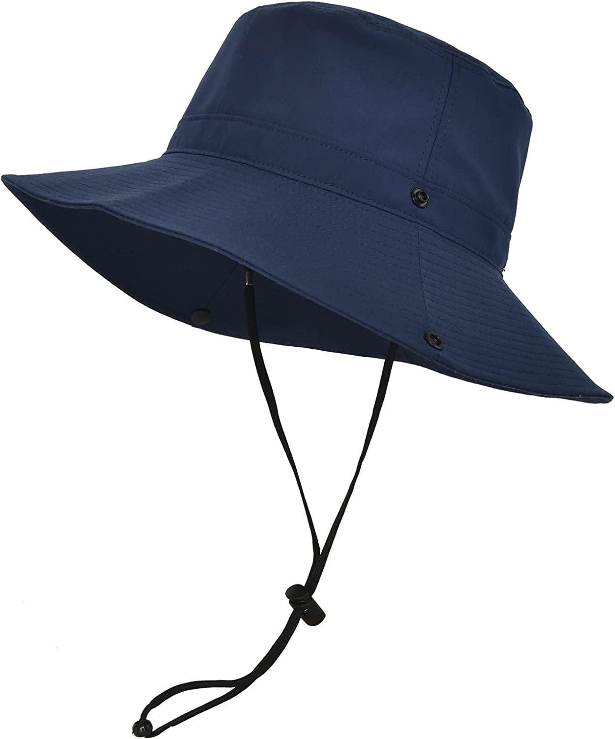 ENJOYFUR Womens Wide Brim Sun Hats with Sun Protection Summer Outdoor UPF Hat Unisex Mens Fishing Camping Hats Apparel & Accessories > Clothing Accessories > Hats ENJOYFUR Navy Medium