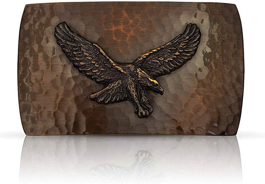 Montana Silversmiths Soaring Eagle Collection Attitude Buckle (Eagle Bronze Oval Hammered) Apparel & Accessories > Clothing Accessories > Belt Buckles Yalu&Freedom