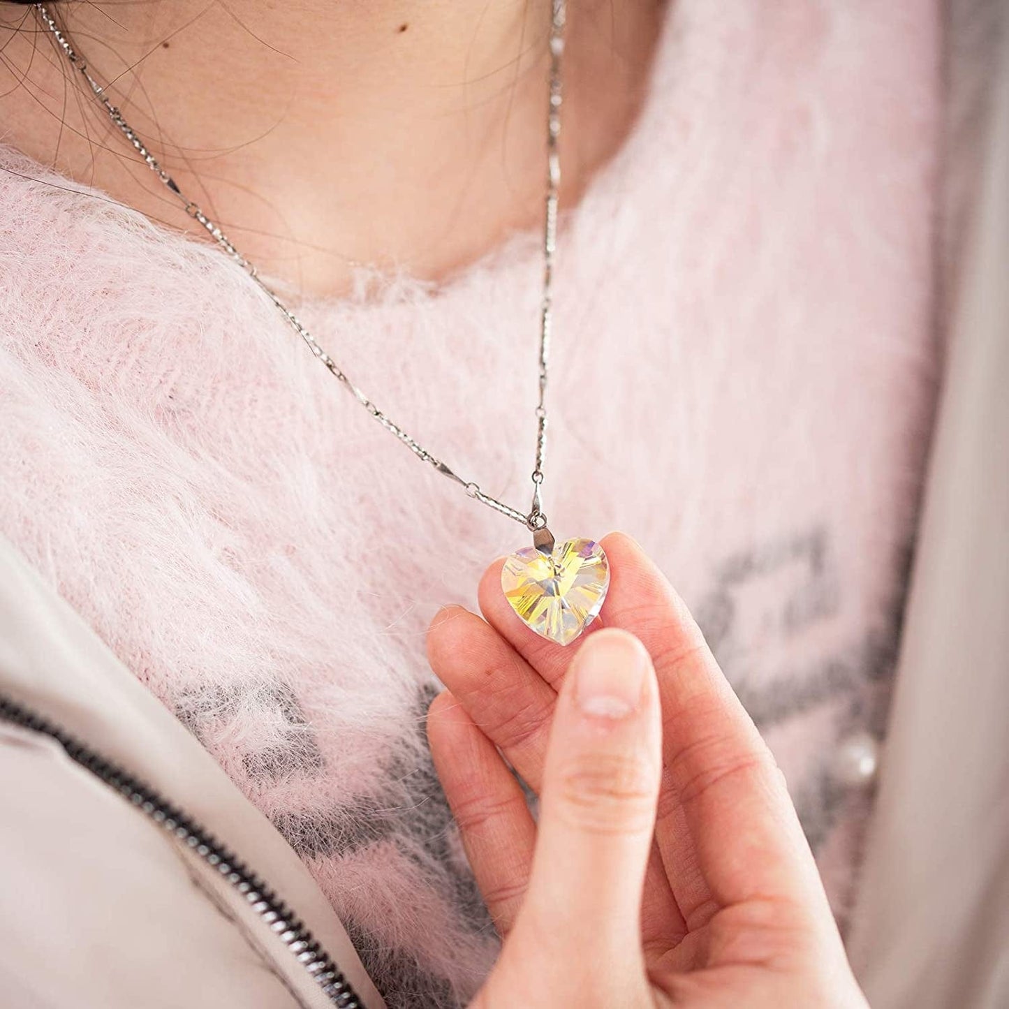 40Pcsmix Shapes Loose Beads Charms Crystal Pendant for Jewelry Making Bulk Lot Necklace Earrings Bracelet Craft Findings (Mixed Shape Crystal Pendant)