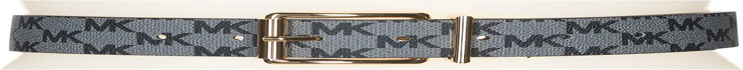 Michael Kors Women'S 30Mm Brown to Black Reversible MK Logo Monogram Synthetic Leather Belt Apparel & Accessories > Clothing Accessories > Belts Michael Kors Luggage/Admiral1 Large
