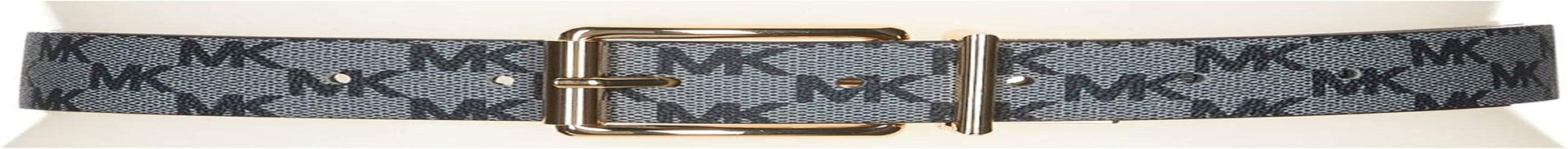 Michael Kors Women'S 30Mm Brown to Black Reversible MK Logo Monogram Synthetic Leather Belt Apparel & Accessories > Clothing Accessories > Belts Michael Kors Luggage/Admiral1 Large